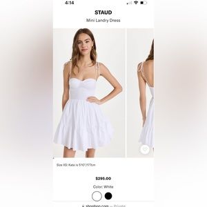 Staud Mini Laundry Dress